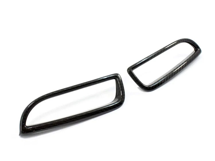 FIAT 500 ABARTH Rear Light Reflector Trim Carbon Fiber European Model